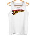 Super Daduperdad uperhero Dad タンクトップ