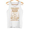Truck Drivers Fun Truckers トラッキング スカル バックサイド 長袖tシャツ タンクトップ