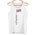 Uk United Kingdomignature ユニオンジャックフラッグポール背面に タンクトップ