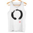 Zen Calligraphy Buddhist Enso Circle タンクトップ