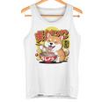 かわいい 柴犬 ラーメン好き おもしろい 日本犬 長袖tシャツ タンクトップ