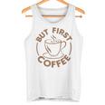 でもファーストコーヒー面白いコーヒー好き タンクトップ