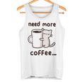 もっとコーヒーが必要だよ、可愛い猫ちゃん タンクトップ
