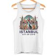 イスタンブール、トルコ 猫の街 Ii タンクトップ