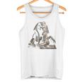 エジプト スフィンクス 神秘 ラムセス バックプリント タンクトップ