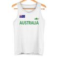 オーストラリア 国旗 カンガルー サッカー ラグビー フットボール 水泳 応援 タンクトップ
