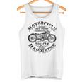 バックプリント オートバイ ファン シンプル バイカー エッジールック グラフィック タンクトップ
