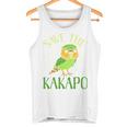 カカポ絶滅危惧保全啓発鳥を救え 長袖tシャツ タンクトップ