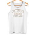 カンタベリー イングランド Uk Est Year Athletic Beige Distressed タンクトップ