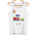 キッズ かっこいいチュー 3歳バースデーボーイ可愛い電車好き タンクトップ