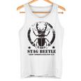 クワガタムシ昆虫コレクターデザイン タンクトップ