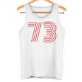クールレトロライティングジャージ、背番号73 1973 タンクトップ