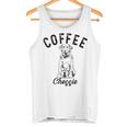 コーヒーとチェシー犬 チェサピークベイレトリーバー 子犬 タンクトップ