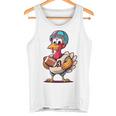 サンクスギビング かわいい七面鳥 アメリカンフットボール ボーイズ キッズ タンクトップ