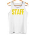 スタッフ イベント コスチューム クルー 音楽祭 バックプリント ワーカー タンクトップ