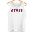 スタッフ スタッフ ギフト イベント 従業員代表チーム バックプリント レッド タンクトップ