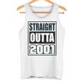 ストレイト・アウタ 2001 バースデー 2001 年生まれ 2001 ヴィンテージ タンクトップ