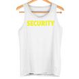 セキュリティスタッフやボディガードのためのセキュリティバックプリントデザイン タンクトップ