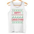 ハッピークリスマス、アグリークリスマス タンクトップ