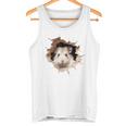 ハムスター アニマル柄 動物園 ポートレート イラスト 顔 ハムスター タンクトップ