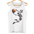 バスケットボール スケルトン ハロウィン 男性 男の子 バスケットボール ハロウィン タンクトップ