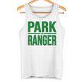 パークレンジャーパークランドワイルドライフフォレスト法執行機関 タンクトップ