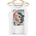 ビンテージ グラフィティ 錦鯉 魚 鯉 長袖tシャツ タンクトップ