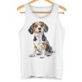 ビーグル 犬 モチーフ ペット イラスト ビーグル タンクトップ