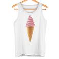 ピンク ソフトサーブ ストロベリー アイスクリーム コーン タンクトップ