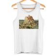 ピーテル・ブリューゲルによるバベルの塔 1563 長袖tシャツ タンクトップ