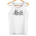 フクロウとプッシーキャット エドワード・リア タンクトップ