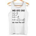 マクスウェル方程式と神は言って、光があった タンクトップ