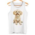 マルチプー犬モチーフペットイラストマルチプー タンクトップ