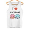 ユーモアマカロン フランスのデザートペストリー マカロンが大好き タンクトップ