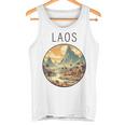 ラオスの風景 アールデコ タンクトップ