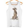 ワイマラナー 犬 グラフィック ペット イラスト ワイマラナー タンクトップ