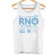 ヴィンテージ リノ Rno 空港コード トラベル デイ レトロ タグ ネバダ タンクトップ