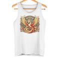 不死鳥 火の鳥 フェニックス イラスト バックプリント タンクトップ