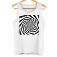 催眠術師 ヒプノシス グラフィック 目の錯覚 トリッピー スパイラル 幾何学模様 タンクトップ