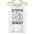 夕日を眺めてみよう タンクトップ