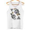 幾何学図形 抽象 モダンアート ヴィンテージ 三角形 タンクトップ