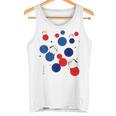 日本の野鳥 シマエナガ 赤 青 ドット 丸 水玉 関西 イベント 家族 お揃い タンクトップ