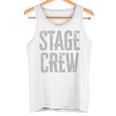 映画、テレビ、劇場、カメラ用のステージクルーが背面にプリントされています。 タンクトップ