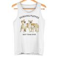 柴犬 しばいぬ 子柴 柴犬子犬 チーム いぬ プリント 写真 水彩 おしゃれ かわいい 犬飼い 犬好き タンクトップ