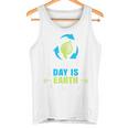 毎日のハッピーアースデイtシャツはアースデイのリサイクルです タンクトップ