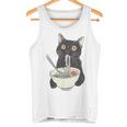 猫 ラーメン 麺 和 ラーメン かわいい 猫 タンクトップ