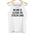 盗まれた土地では誰も違法ではない タンクトップ