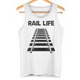 線路付きレールライフ 鉄道作業員と鉄道模型用 タンクトップ