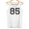 背中に85番 タンクトップ