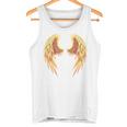 背中には金色の天使の羽 タンクトップ